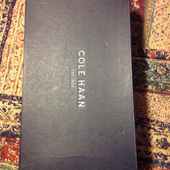 Cole Haan Men's  Washington Grand Woven Tan Leather Shoes 11.5M - New in Box - Picture 9 of 9